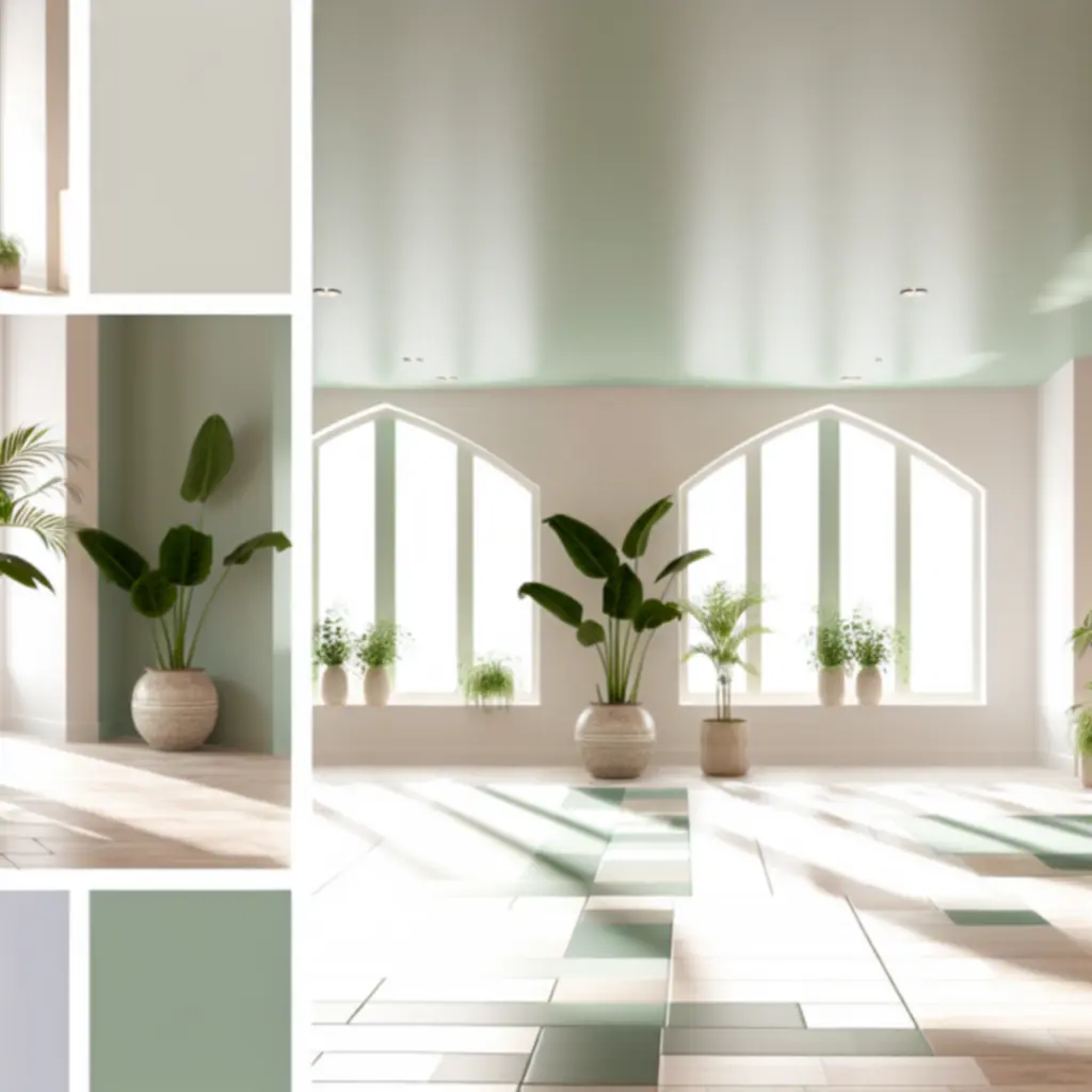 ZeenFlowStudio fogadótér, nyugodt, barátságos recepció jógaóra-foglaláshoz.